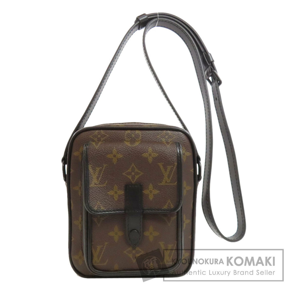 Louis Vuitton Christopher Wearable Wallet Monogram Macassar Brown Shoulder Bag